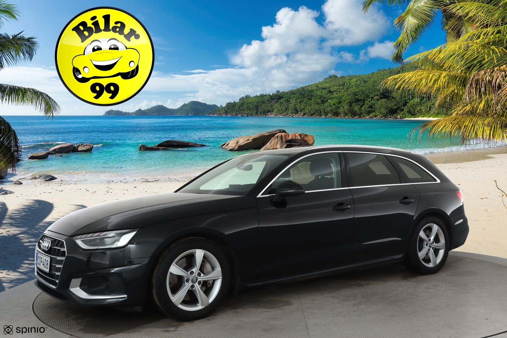 Audi A4 2020 Avant Business Advanced 45 TFSI 180 kW MHEV quattro S tronic **Webasto / Vakkari / Digimittaristo / KeylessGo / Navi** - 3,99 % KORKOTARJOUS TÄHÄN AUTOON - Suomi-auto / Kahdet renkaat aluvanteilla
