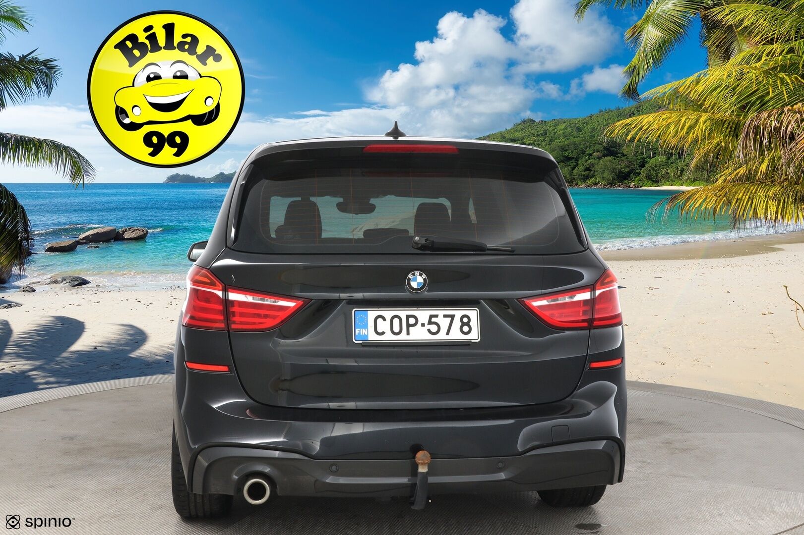BMW 216 2020 F46 M-sport * HUD / LED / Sähkökontti / Vetokoukku / Tutkat / Proffa navi * - Huippuvarusteet! / Huollot ok / Renkaat ajokuntoiset / Suomi-auto *