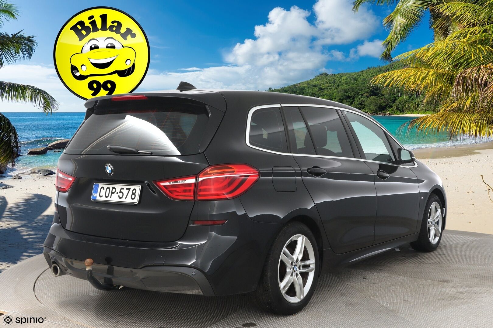 BMW 216 2020 i Gran Tourer Business M Sport F46 * HUD / LED / Sähkökontti / Vetokoukku / Tutkat / Proffa navi * - Huippuvarusteet! / Huollot ok / Renkaat ajokuntoiset / Suomi-auto *