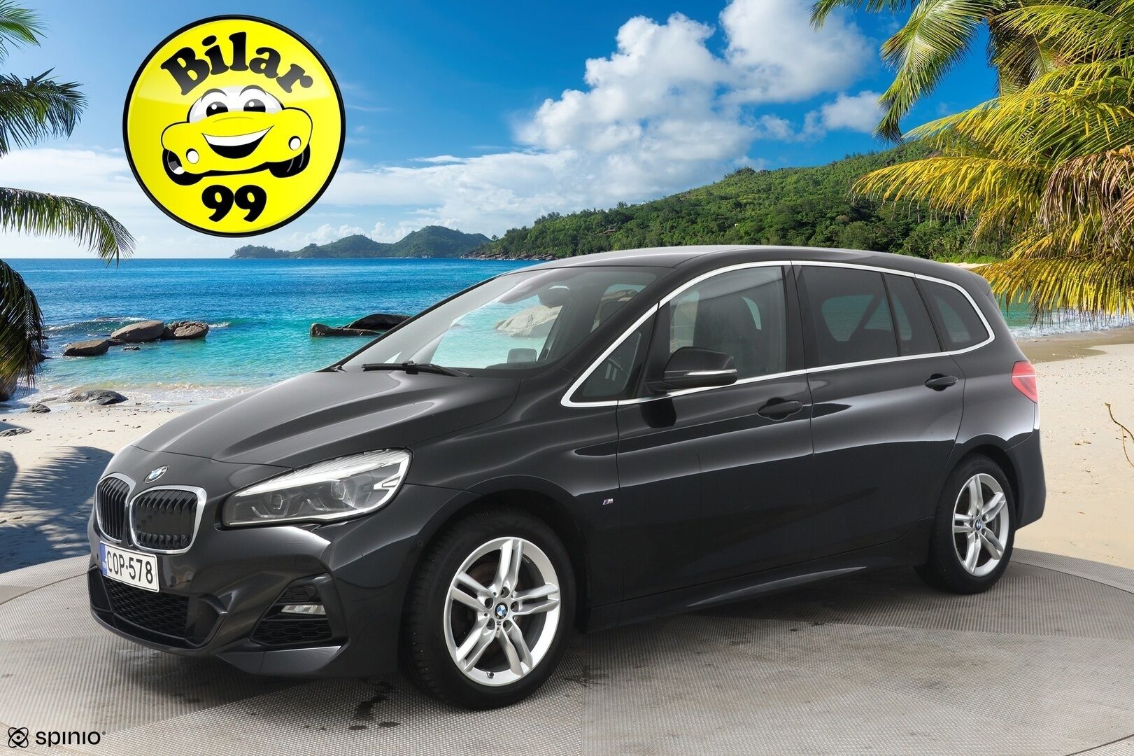 BMW 216 2020 i Gran Tourer Business M Sport F46 * HUD / LED / Lohko / Sähkökontti / Vetokoukku / Tutkat / Proffa navi * - Huippuvarusteet! / Huollot ok / Renkaat ajokuntoiset / Suomi-auto * - HULLUT JOULUT KORKOTARJOUS 2,49% 