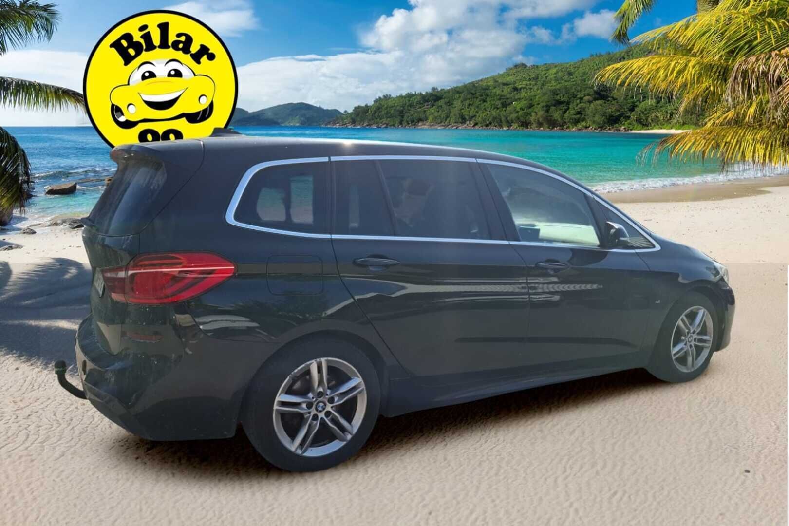 BMW 216 2020 F46 M-sport * HUD / LED / Sähkökontti / Vetokoukku / Tutkat / Proffa navi * - Huollot ok / Renkaat ok / Suomi-auto *