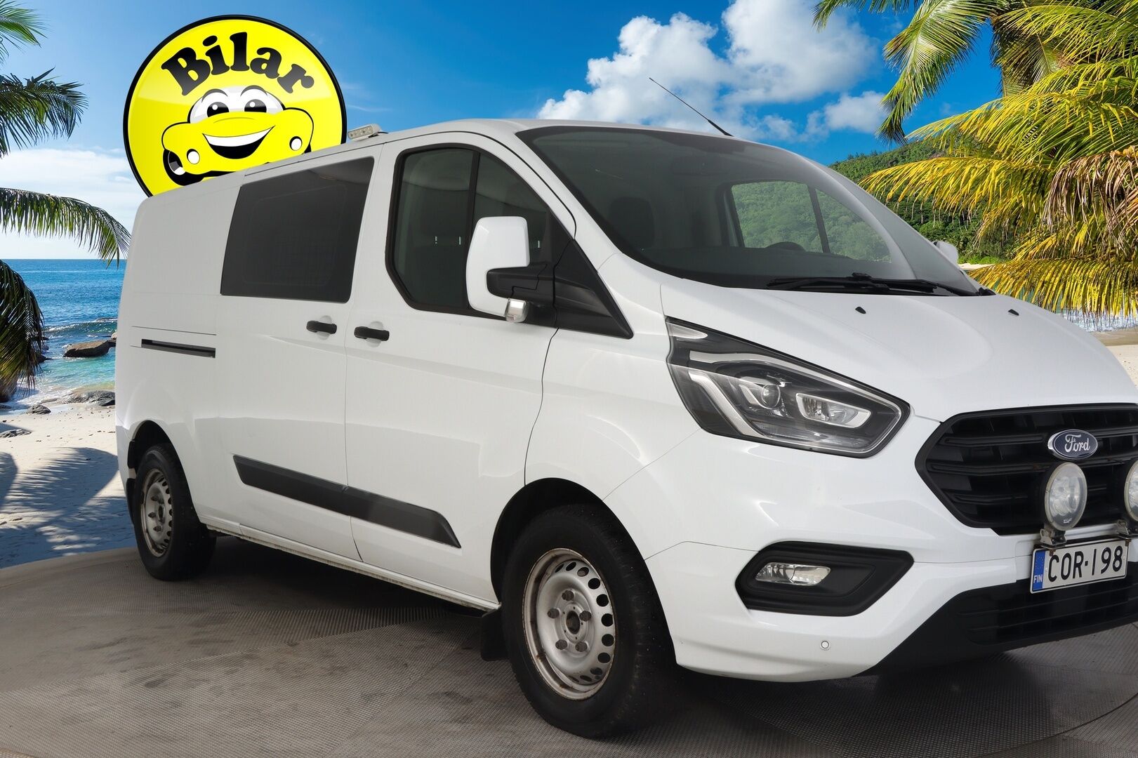 Ford Transit Custom 2020 320 2,0TDCi 105 hv M6 Etuveto Trend Van N1 L2H1 *Webasto / Tutkat / Koukku / Jakopää tehty* - *2x Renkaat / Juuri saapunut!* - HULLUT VÄLIPÄIVÄT KORKOTARJOUS 2,49%