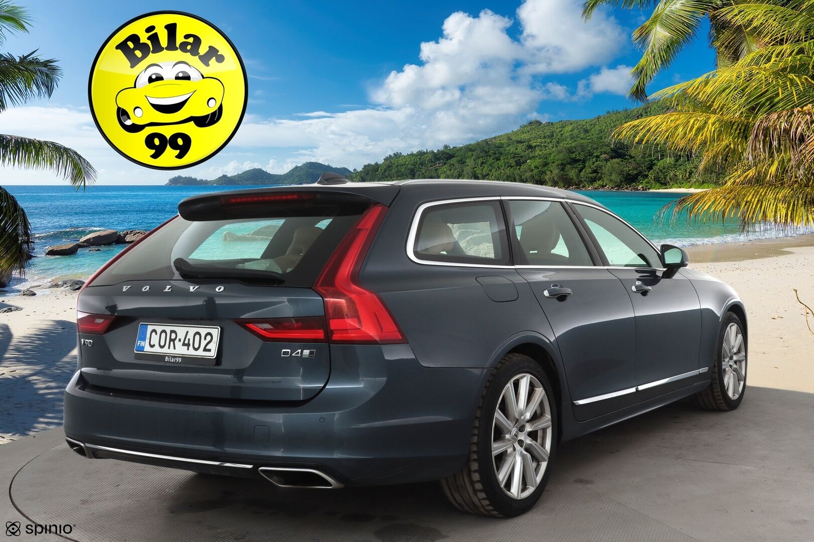 Volvo V90 2020 D4 AWD Business Inscription aut * ACC / Webasto / Panorama / Muistipenkki / Full LED / P.Kamera / Sporttinahat / BLIS * - Suomi-auto / Kahdet renkaat aluvanteilla / ALV - HULLUT AVAJAISHULINAT KORKOTARJOUS 3,29 %