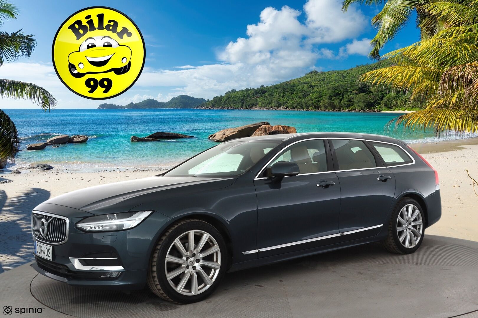 Volvo V90 2020 D4 AWD Business Inscription aut * ACC / Webasto / Panorama / Muistipenkki / Full LED / P.Kamera / Sporttinahat / BLIS * - Suomi-auto / Kahdet renkaat aluvanteilla / ALV - HULLUT AVAJAISHULINAT KORKOTARJOUS 3,29 %