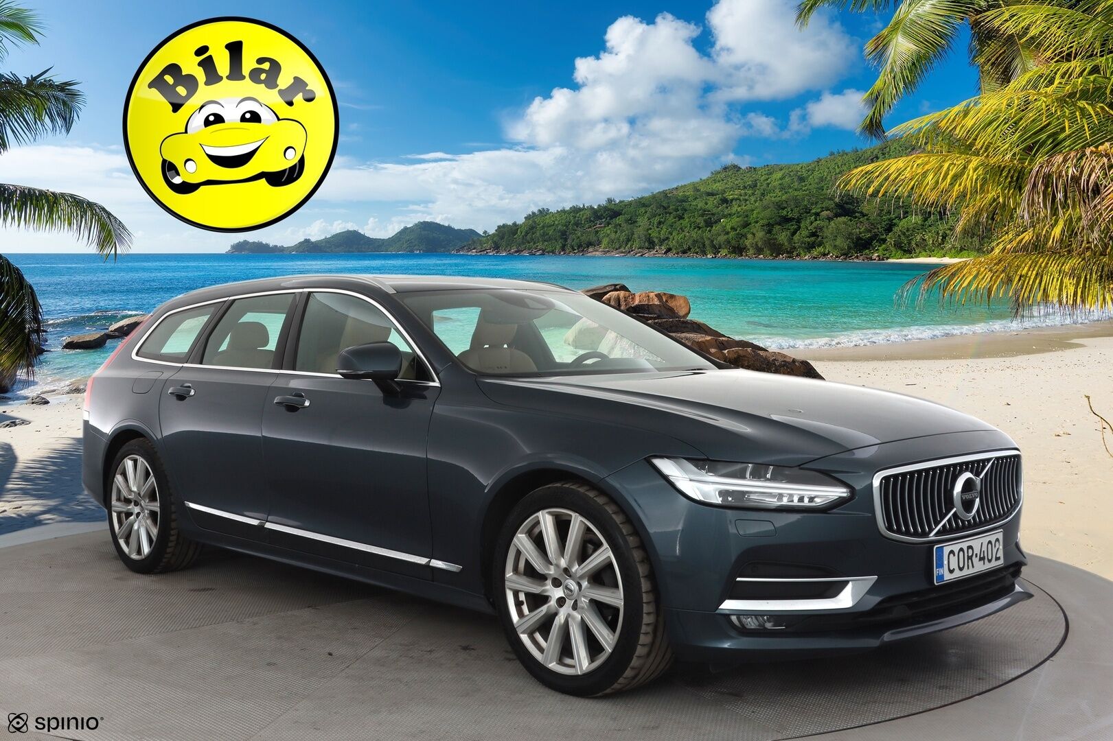 Volvo V90 2020 D4 AWD Business Inscription aut - ACC | Webasto | Panorama | Muistipenkki | Full LED | P.Kamera | Sporttinahat | BLIS |Suomi-auto | Kahdet renkaat aluvanteilla | ALV