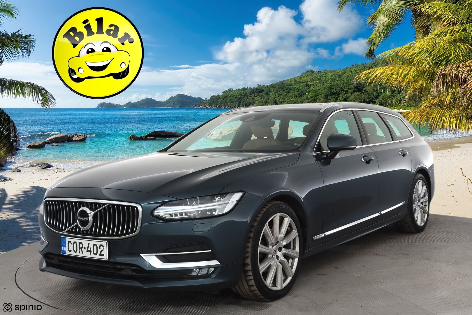 Volvo V90 2020 D4 AWD Business Inscription aut - ACC | Webasto | Panorama | Muistipenkki | Full LED | P.Kamera | Sporttinahat | BLIS |Suomi-auto | Kahdet renkaat aluvanteilla | ALV