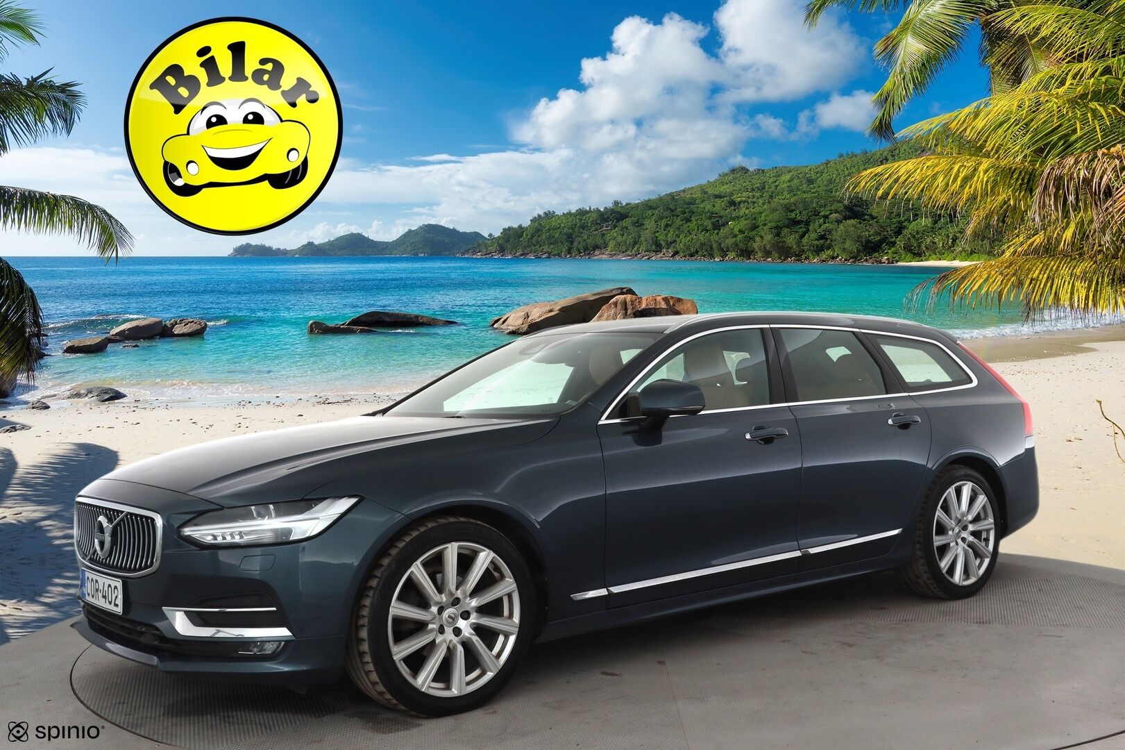 Volvo V90 2020 D4 AWD Business Inscription aut - ACC | Webasto | Panorama | Muistipenkki | Full LED | P.Kamera | Sporttinahat | BLIS |Suomi-auto | Kahdet renkaat aluvanteilla | ALV