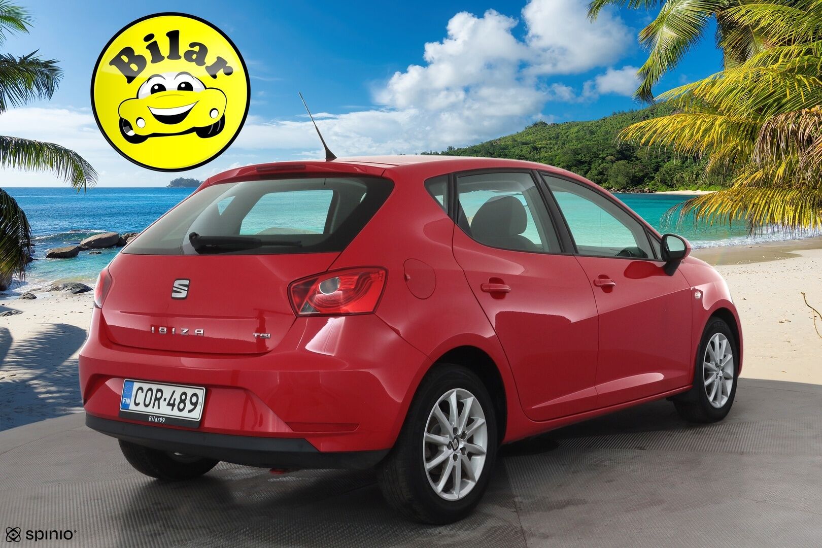 Seat Ibiza 2017 1,2 TSI 85 Style - | Vakkari | Lohko | P.tutka | Autom. Ilmastointi | Bluetooth | Kahdet Renkaat |