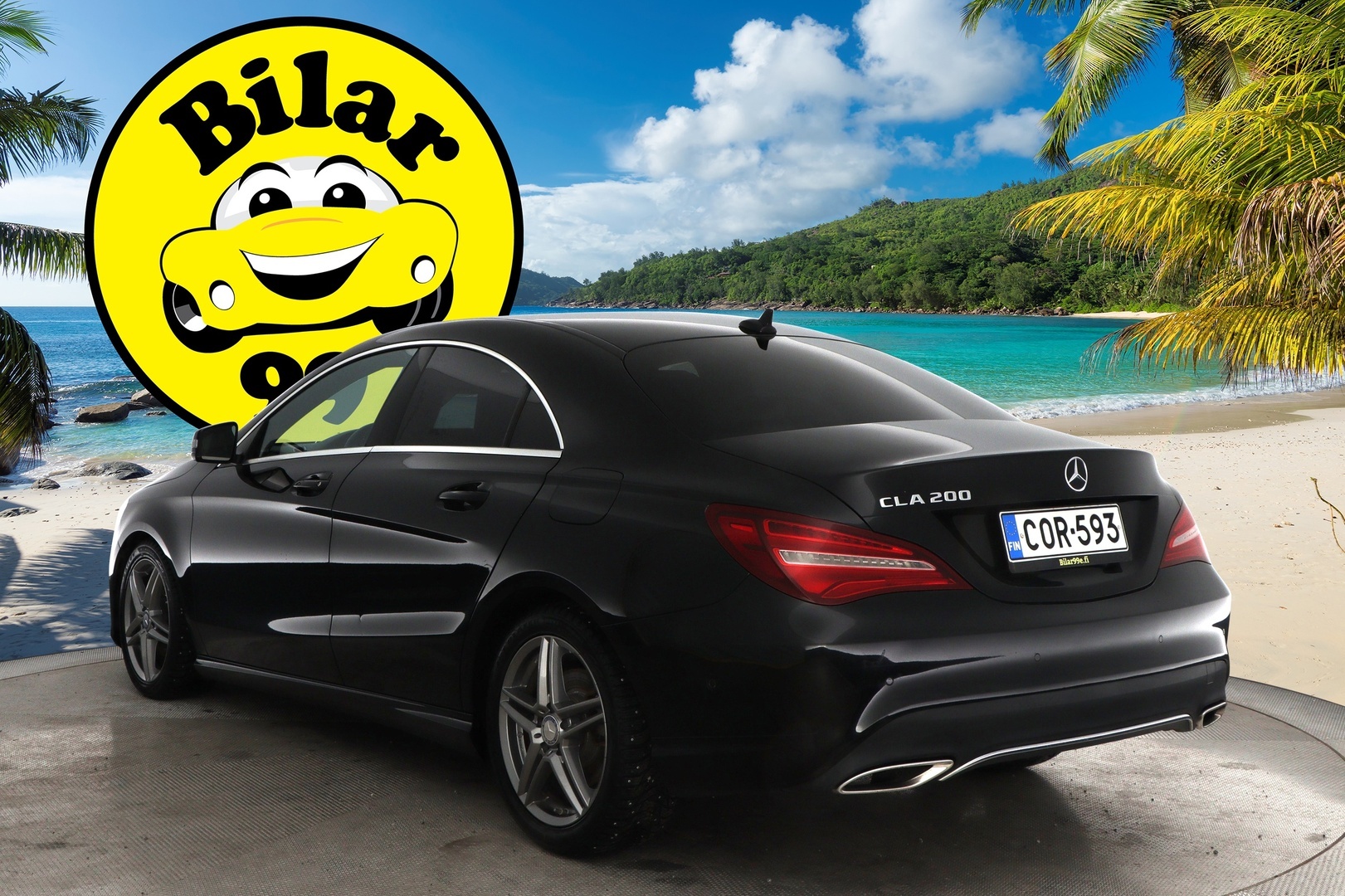 Mercedes-Benz CLA 2016 200 A Premium Business * Distronic / Harman & Kardon / P-Kamera / Lohko / Näyttävä! * - Distronic | Harman & Kardon | P-Kamera | Lohko | Kahdet renkaat alumiinivantein | Säntilliset huollot