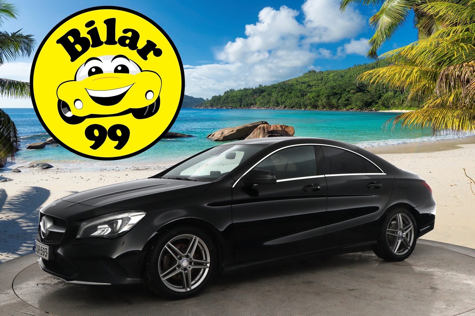 Mercedes-Benz CLA 2016 200 A Premium Business * Distronic / Harman & Kardon / P-Kamera / Lohko / Näyttävä! * - Distronic | Harman & Kardon | P-Kamera | Lohko | Kahdet renkaat alumiinivantein | Säntilliset huollot