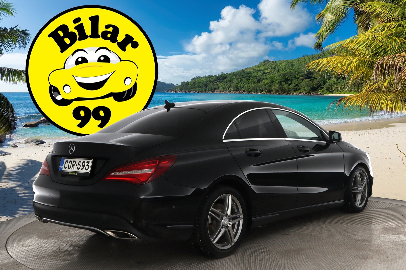 Mercedes-Benz CLA 2016 200 A Premium Business * Distronic / Harman & Kardon / P-Kamera / Lohko / Näyttävä! * - Distronic | Harman & Kardon | P-Kamera | Lohko | Kahdet renkaat alumiinivantein | Säntilliset huollot