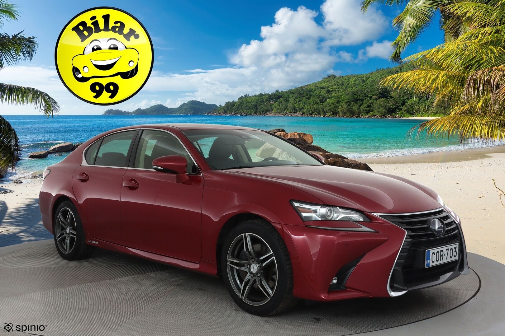 Lexus GS 2018 300h Hybrid A Executive **Adapt.vakkari / P.kamera / Muistipenkki / Ilmastoidut nahat / LED / Navi** - 3,99 % KORKOTARJOUS TÄHÄN AUTOON - Suomi-auto / Merkkihuollettu / Kahdet renkaat aluvanteilla / Sähköpenkit / Ratin lämmitin / Surround Sound / Lohko sis.lämppärillä / Hieno!