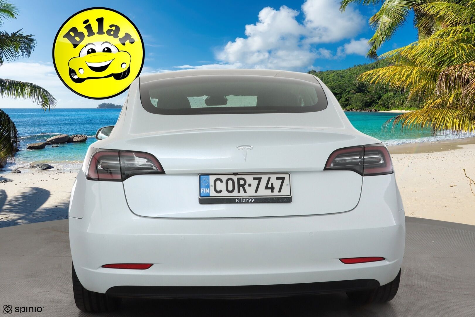 Tesla Model 3 2020 Standard RWD Plus - | Lasikatto | ACC | LED | P.Kamera | Muistipenkki | Navi | Kaistavahti | Keyless | Premium Speakers | Suomi-auto | Kahdet renkaat |