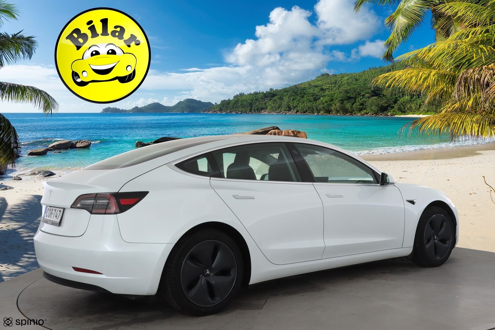 Tesla Model 3 2020 Standard RWD Plus - | Lasikatto | ACC | LED | P.Kamera | Muistipenkki | Navi | Kaistavahti | Keyless | Premium Speakers | Suomi-auto | Kahdet renkaat |