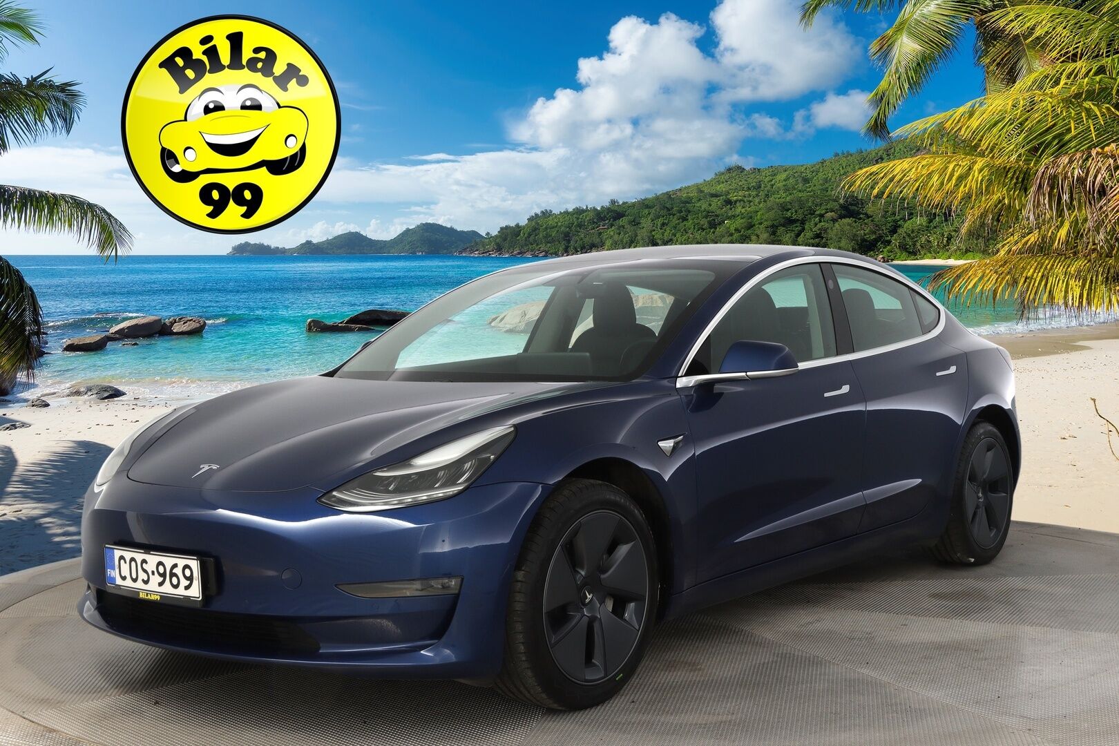 Tesla Model 3 2020 Long Range Dual Motor AWD *Vetokoukku/ Ap 3/  Premium Audio/ Lasikatto* - *Suomiauto / 2x renkaat ja vanteet / Akkutesti tehty*
