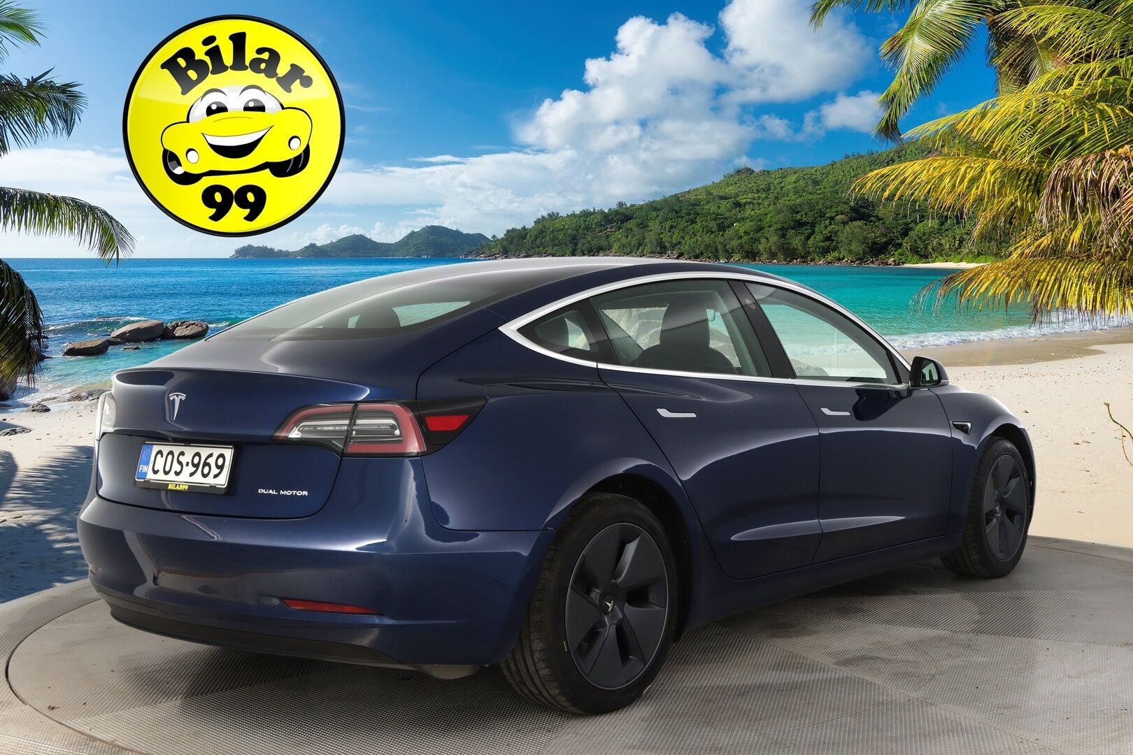 Tesla Model 3 2020 Long Range Dual Motor AWD *Vetokoukku/ Ap 3/  Premium Audio/ Lasikatto* - *Suomiauto / 2x renkaat ja vanteet / Akkutesti tehty*