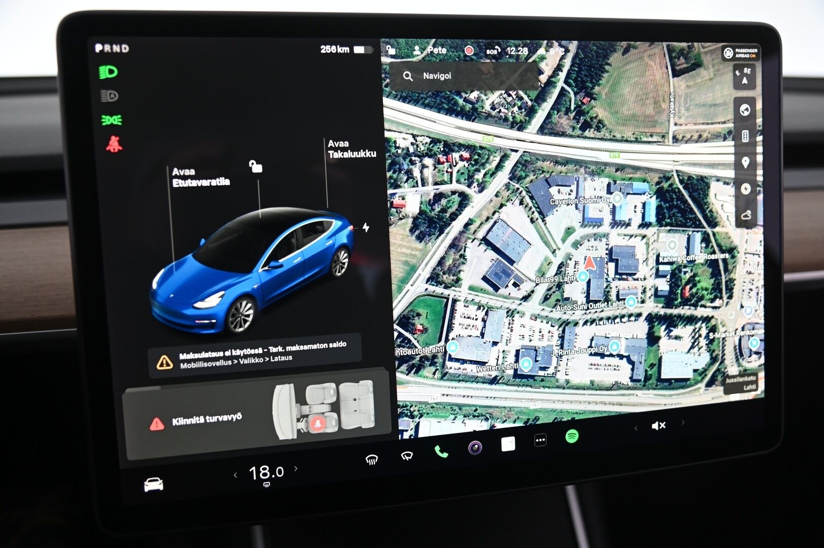 Tesla Model 3 2020 Long Range Dual Motor AWD *Vetokoukku/ Ap 3/  Premium Audio/ Lasikatto* - *Suomiauto / 2x renkaat ja vanteet / Akkutesti tehty*