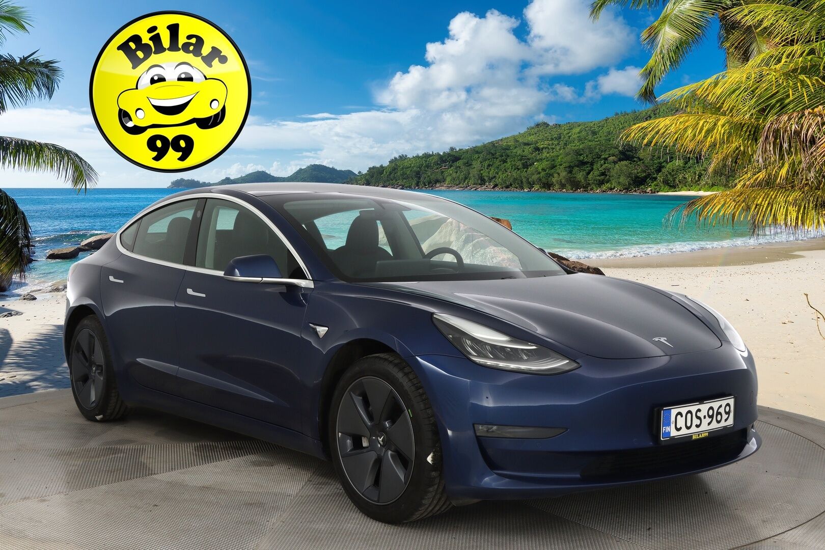 Tesla Model 3 2020 Long Range Dual Motor AWD *Vetokoukku/ Ap 3/  Premium Audio/ Lasikatto* - *Suomiauto / 2x renkaat ja vanteet / Akkutesti tehty*