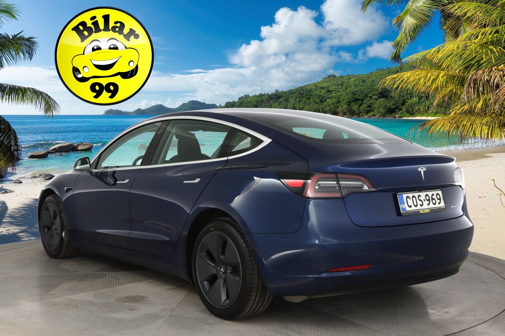 Tesla Model 3 2020 Long Range Dual Motor AWD *Vetokoukku/ Ap 3/  Premium Audio/ Lasikatto* - *Suomiauto / 2x renkaat ja vanteet / Akkutesti tehty*