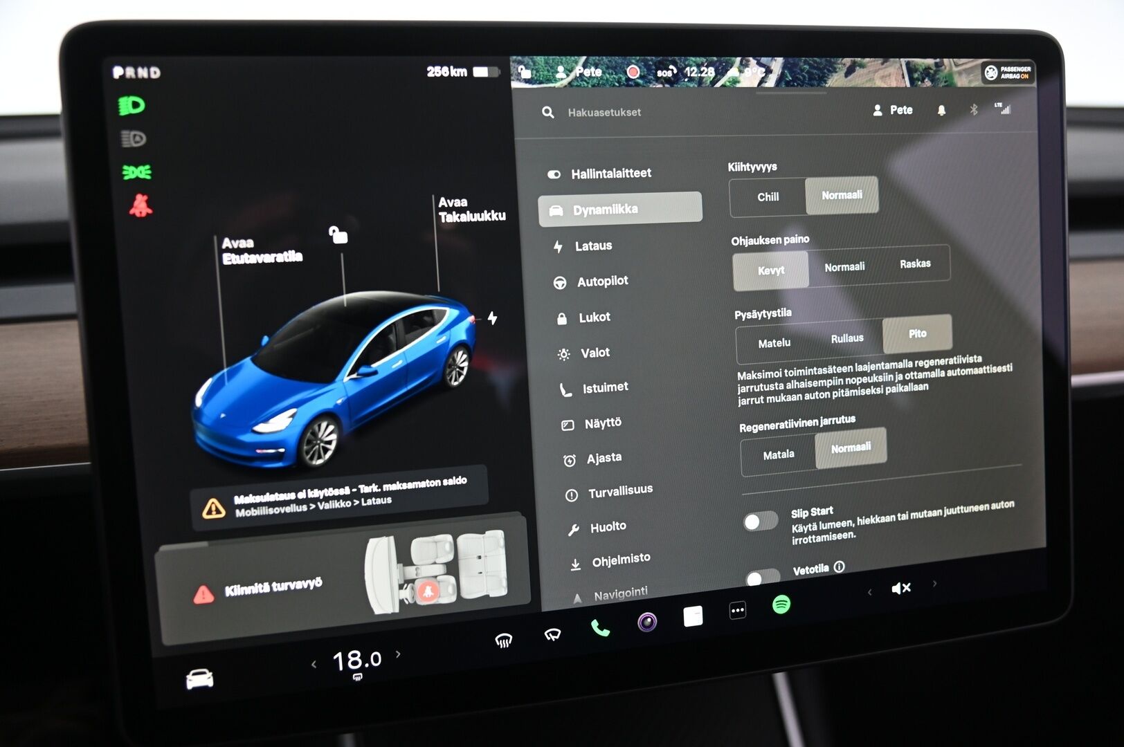 Tesla Model 3 2020 Long Range Dual Motor AWD *Vetokoukku/ Ap 3/  Premium Audio/ Lasikatto* - *Suomiauto / 2x renkaat ja vanteet / Akkutesti tehty*
