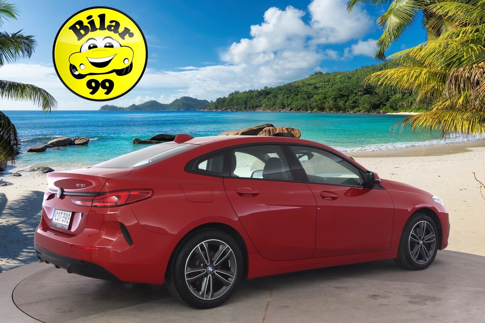 BMW 218 2020 F44 Gran Coupé 218i A Business Sport * LED-valot / P.Tutkat / Sport penkit / Melbourne Red / Digimittaristo / Lohko+Sisälämmitin * * - Suomi-auto / Pienet kilsat / 1-omisteinen - Osta nyt, maksa vasta ensi vuonna