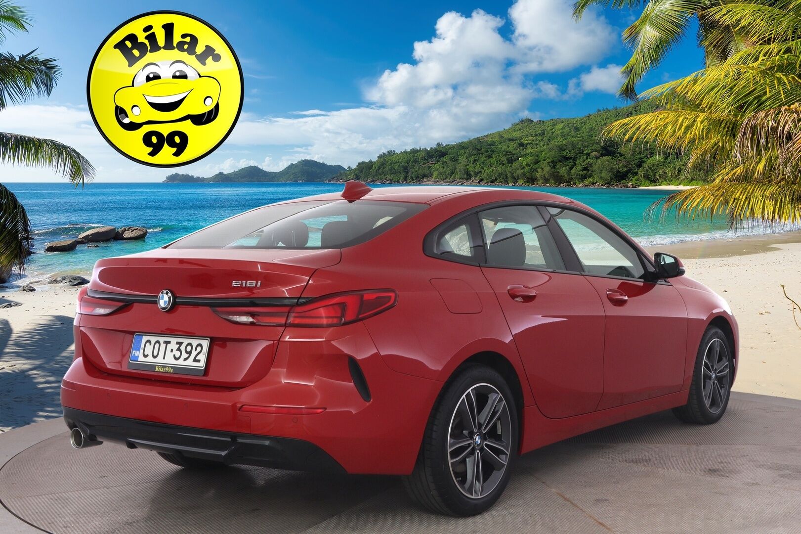 BMW 218 2020 F44 Gran Coupé 218i A Business Sport * LED-valot / P.Tutkat / Sport penkit / Melbourne Red / Digimittaristo / Lohko+Sisälämmitin * * - Suomi-auto / Pienet kilsat / 1-omisteinen - Osta nyt, maksa vasta ensi vuonna