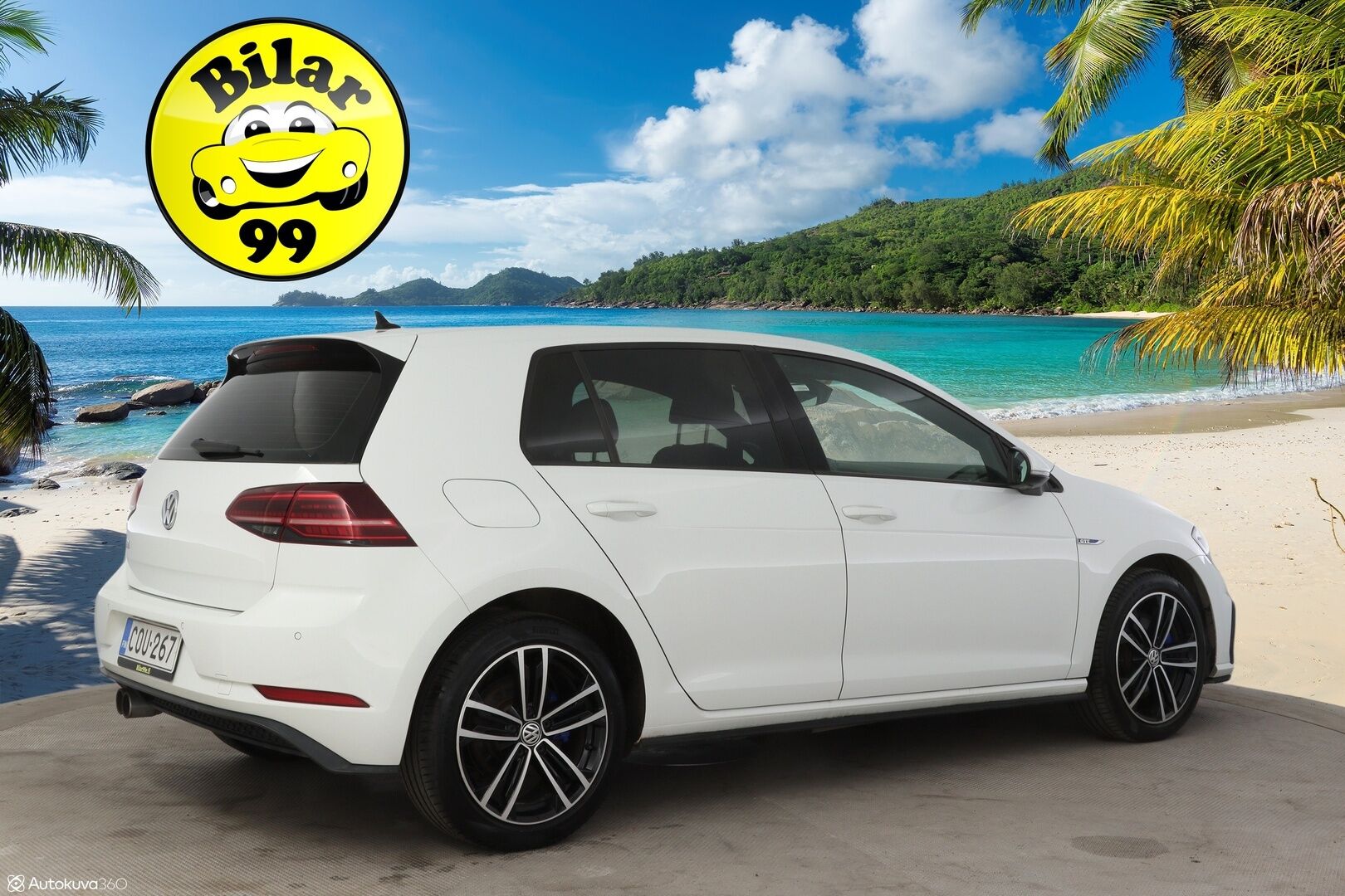 Volkswagen Golf 2017 GTE Plug-In Hybrid 150 kW (204 hv) ** Facelift / Webasto / Adapt. vakkari / Tutkat ** - * Facelift / Kahdet renkaat *
