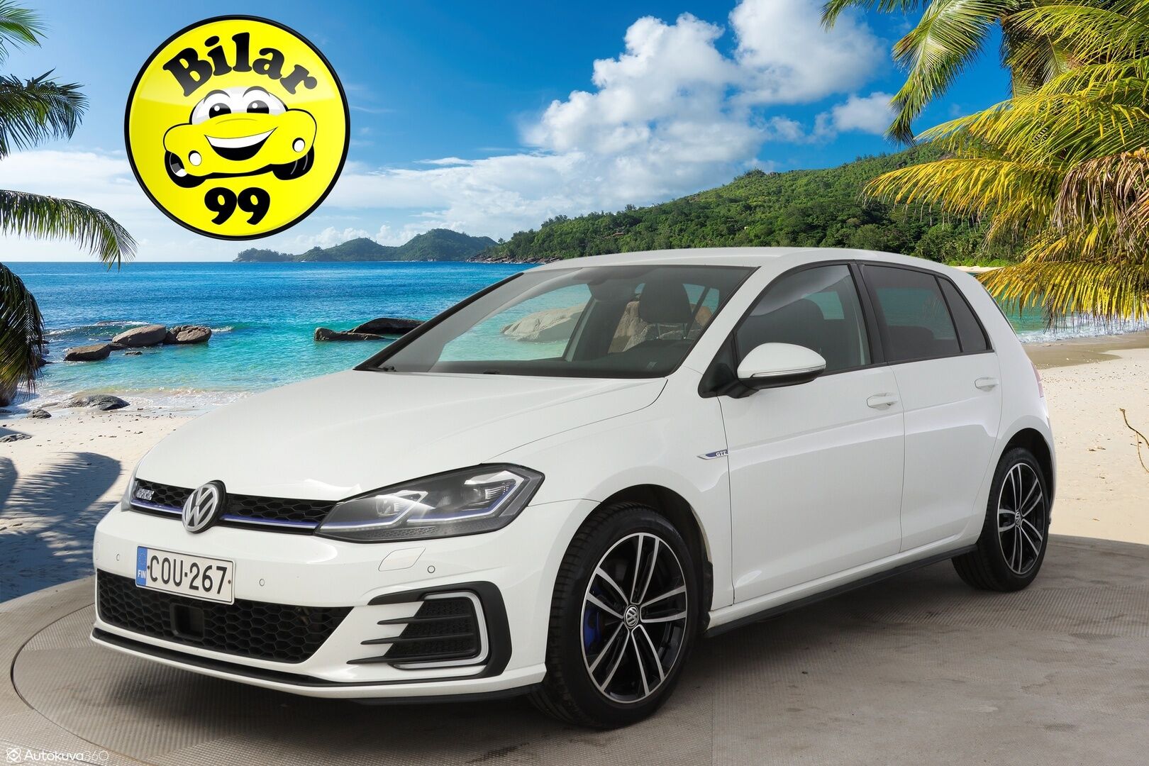 Volkswagen Golf 2017 GTE Plug-In Hybrid 150 kW (204 hv) ** Facelift / Webasto / Adapt. vakkari / Tutkat ** - * Facelift / Kahdet renkaat *