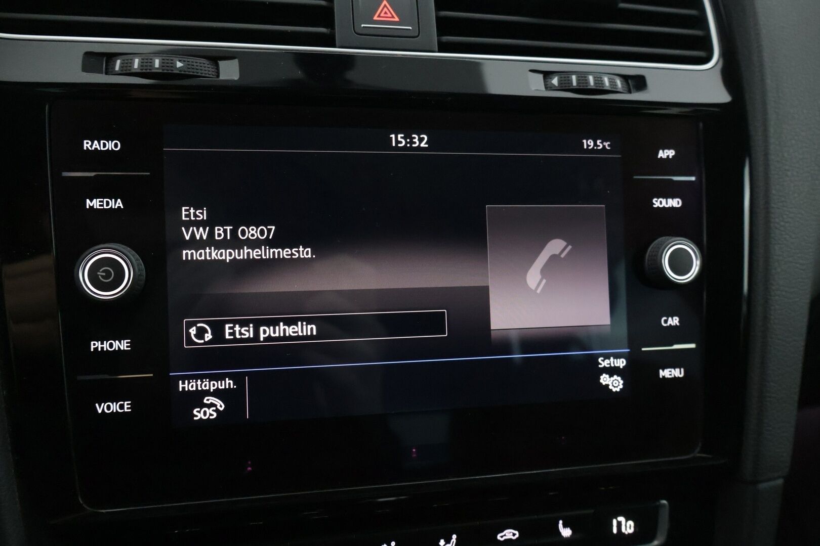Volkswagen Golf 2017 GTE Plug-In Hybrid 150 kW (204 hv) ** Facelift / Webasto / Adapt. vakkari / Tutkat ** - * Facelift / Kahdet renkaat *
