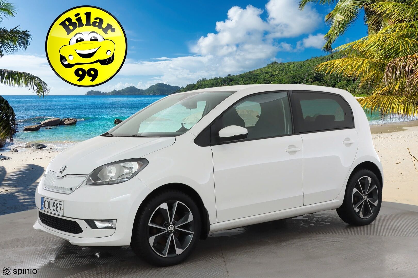 Skoda Citigo 2020 36,8 kWh 61 kW Style iV * Vakkari / P.tutka / Auto.ilmastointi / Kaistavahti / Bluetooth * - Suomi-auto / Kahdet renkaat aluvanteilla