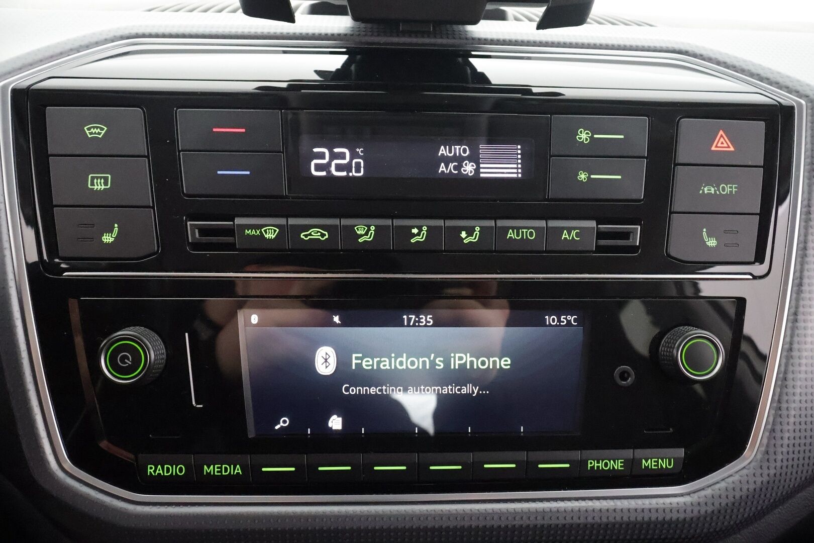 Skoda Citigo 2020 36,8 kWh 61 kW Style iV * Vakkari / P.tutka / Auto.ilmastointi / Kaistavahti / Bluetooth * - Suomi-auto / Kahdet renkaat aluvanteilla