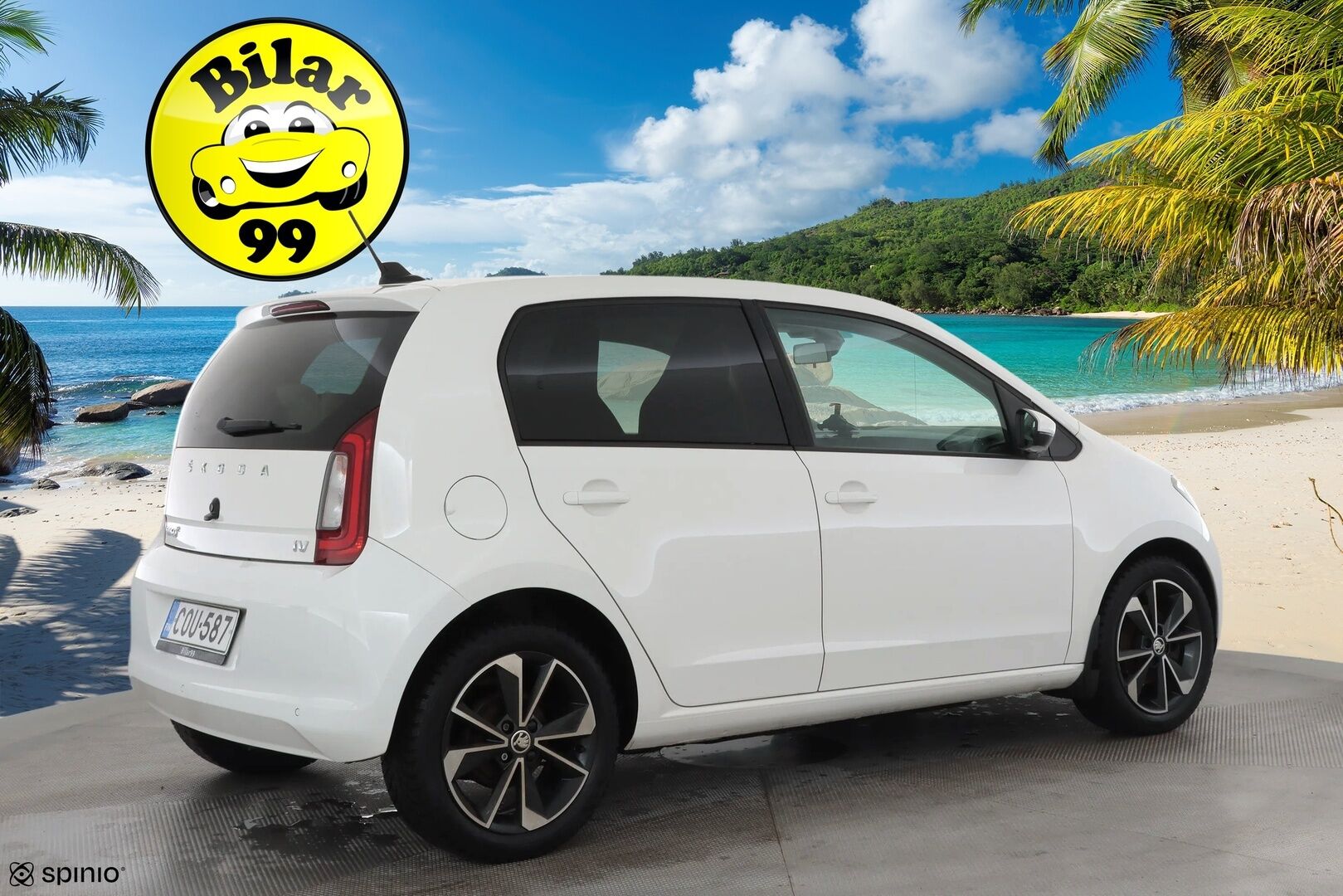 Skoda Citigo 2020 36,8 kWh 61 kW Style iV * Vakkari / P.tutka / Auto.ilmastointi / Kaistavahti / Bluetooth * - Suomi-auto / Kahdet renkaat aluvanteilla