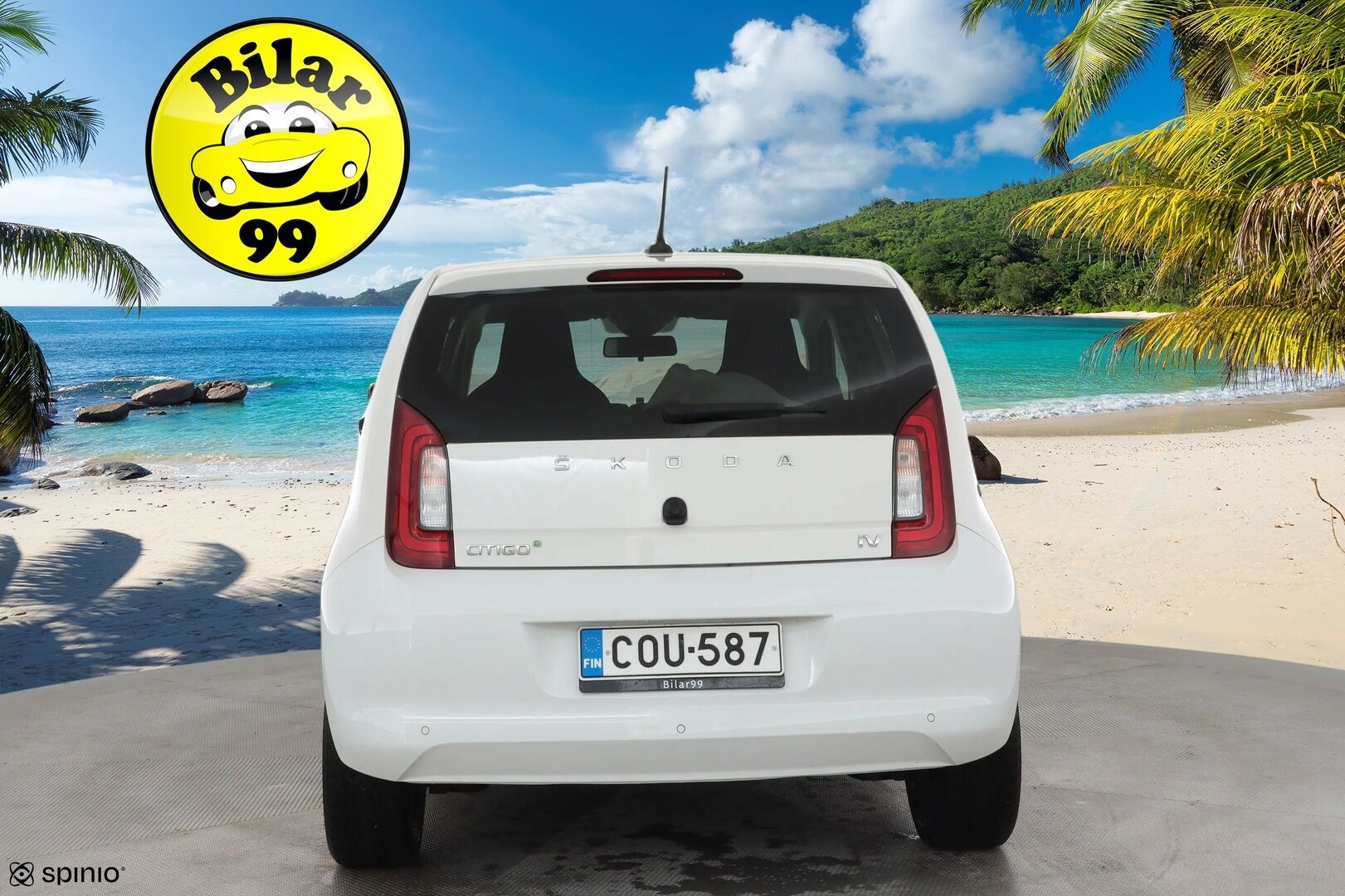 Skoda Citigo 2020 36,8 kWh 61 kW Style iV * Vakkari / P.tutka / Auto.ilmastointi / Kaistavahti / Bluetooth * - Suomi-auto / Kahdet renkaat aluvanteilla