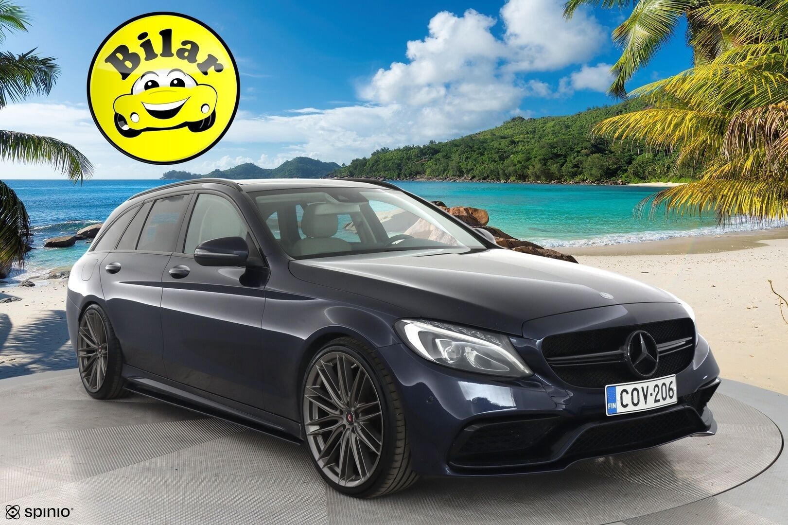 Mercedes-Benz C 2017 220 d 4MATIC C63 Look - | Webasto | Lasikatto | BLIS | Panorama | Sporttipenkit | P.kamera | Navi | - KORKO VAIN 3,99 %