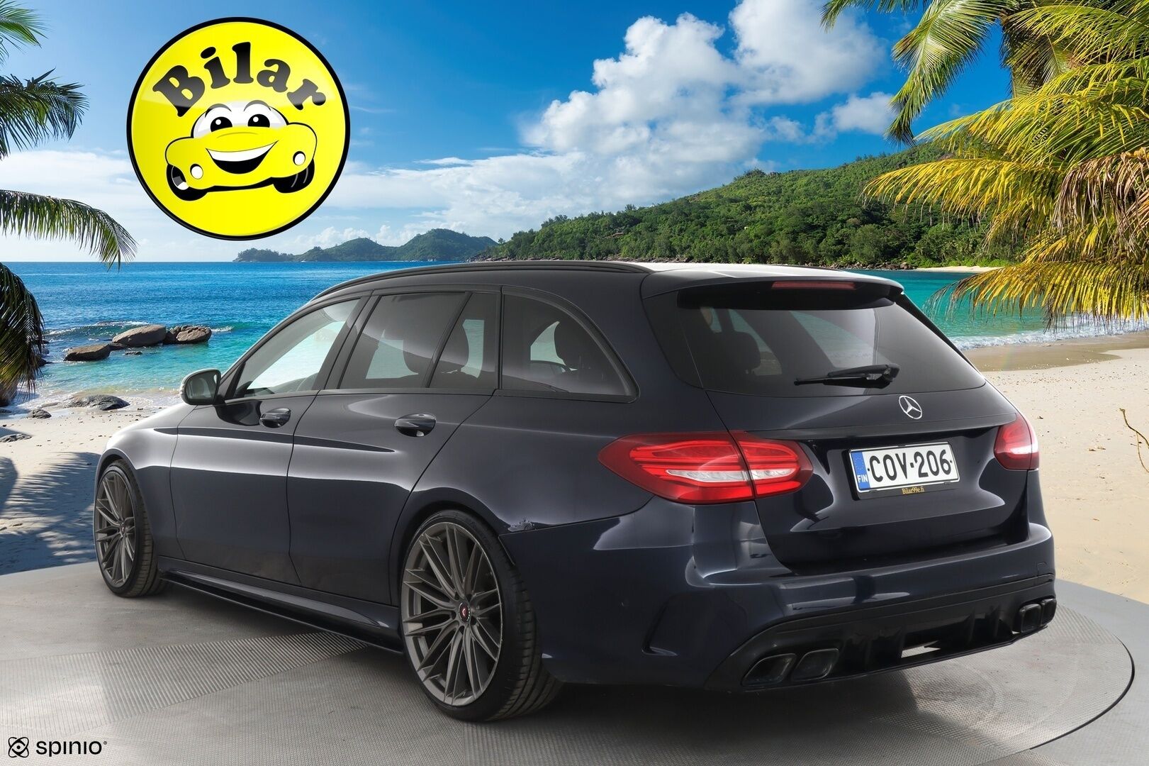 Mercedes-Benz C 2017 220 d 4MATIC C63 Look - | Webasto | Lasikatto | BLIS | Panorama | Sporttipenkit | P.kamera | Navi | - KORKO VAIN 3,99 %