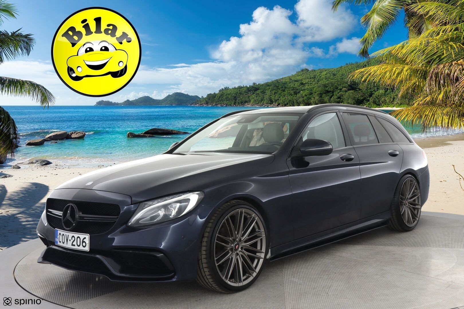 Mercedes-Benz C 2017 220 d 4MATIC C63 Look - | Webasto | Lasikatto | BLIS | Panorama | Sporttipenkit | P.kamera | Navi | - KORKO VAIN 3,99 %