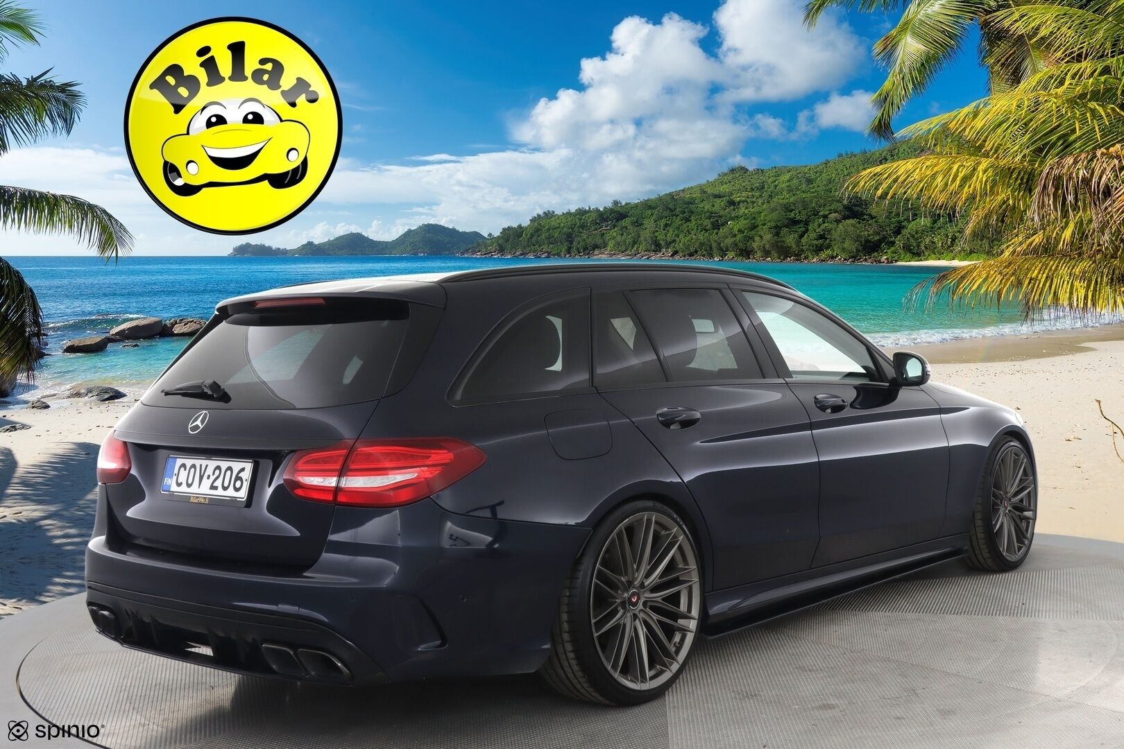 Mercedes-Benz C 2017 220 d 4MATIC C63 Look - | Webasto | Lasikatto | BLIS | Panorama | Sporttipenkit | P.kamera | Navi | - KORKO VAIN 3,99 %