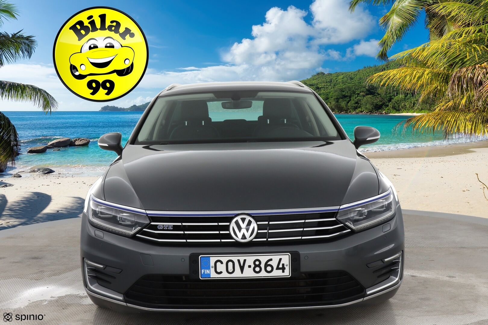 Volkswagen Passat 2016 Variant GTE Plug-In Hybrid 160 kW (218 hv) DSG-automaatti ** ACC / Digimittaristo / Koukku / Nahat / Dynaudio / Kamera / - Jakopää vaihdettu 01/23 / Kahdet asialliset renkaat vanteilla