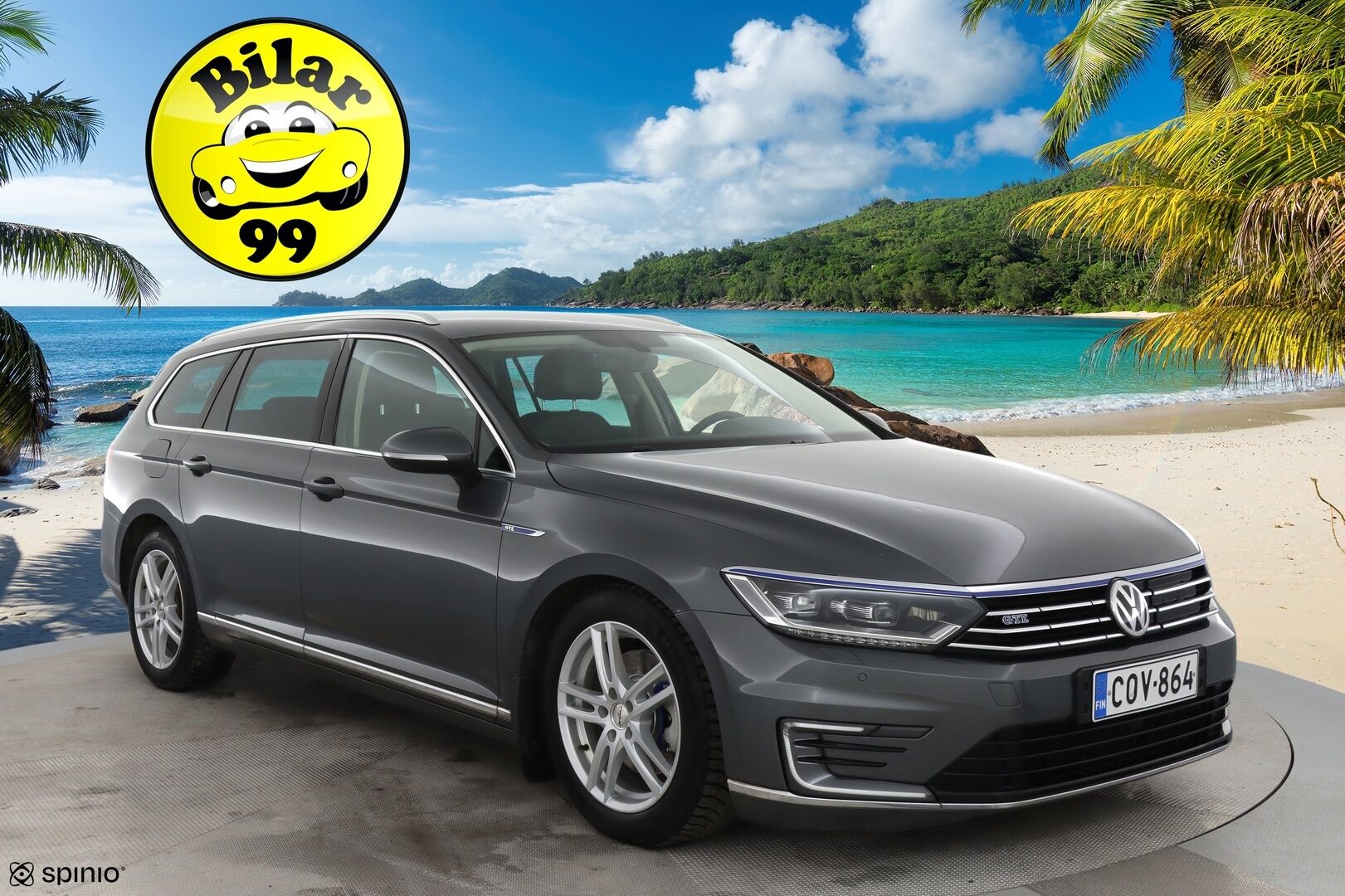 Volkswagen Passat 2016 Variant GTE Plug-In Hybrid 160 kW (218 hv) DSG-automaatti ** ACC / Digimittaristo / Koukku / Nahat / Dynaudio / Kamera / - Jakopää vaihdettu 01/23 / Kahdet asialliset renkaat vanteilla