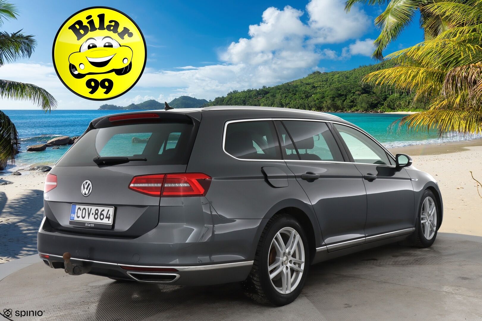 Volkswagen Passat 2016 Variant GTE Plug-In Hybrid 160 kW (218 hv) DSG-automaatti ** ACC / Digimittaristo / Koukku / Nahat / Dynaudio / Kamera / - Jakopää vaihdettu 01/23 / Kahdet asialliset renkaat vanteilla