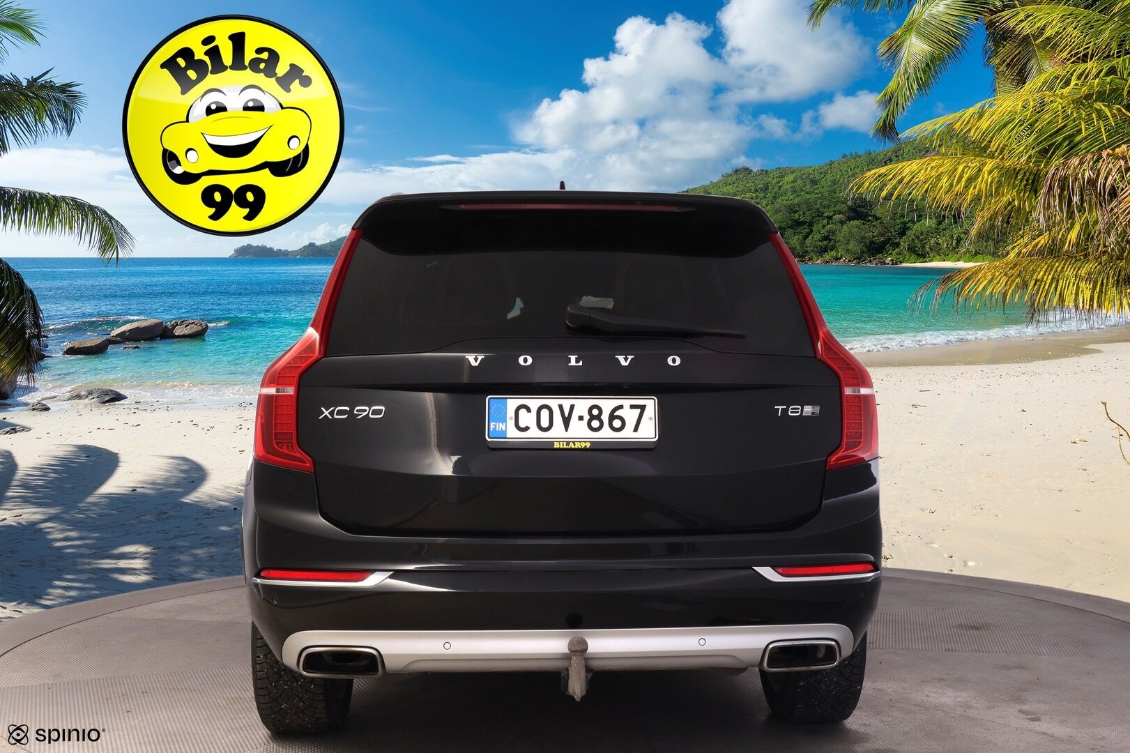 Volvo XC90 2016 T8 Twin Engine AWD Inscription aut *ACC / Bowers&Wilkins / Panorama / P.kamera / S.koukku / Navi / Ruskeatnahat / Muistipenkit* - Jakopää tehty 164tkm! / Lähes uudet Nokian kitkat / 2Xoem vanteet * 