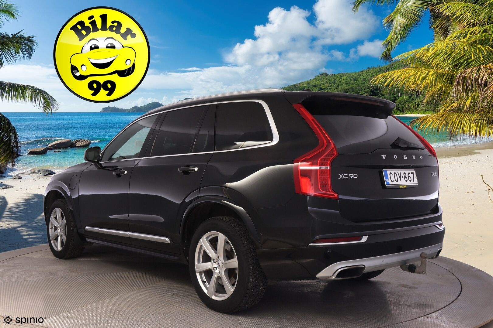 Volvo XC90 2016 T8 Twin Engine AWD Inscription aut *ACC / Bowers&Wilkins / Panorama / P.kamera / S.koukku / Navi / Ruskeatnahat / Muistipenkit* - Jakopää tehty 164tkm! / Lähes uudet Nokian kitkat / 2Xoem vanteet * 