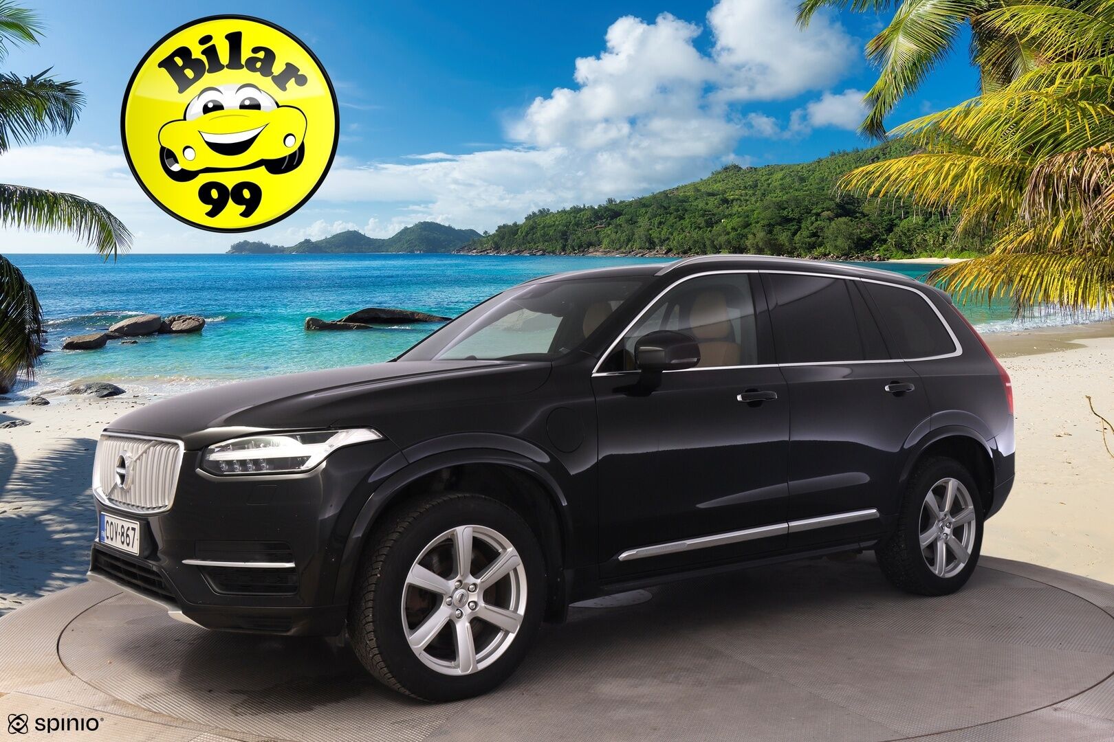 Volvo XC90 2016 T8 Twin Engine AWD Inscription aut *ACC / Bowers&Wilkins / Panorama / P.kamera / S.koukku / Navi / Ruskeatnahat / Muistipenkit* - Jakopää tehty 164tkm! / Lähes uudet Nokian kitkat / 2Xoem vanteet * 