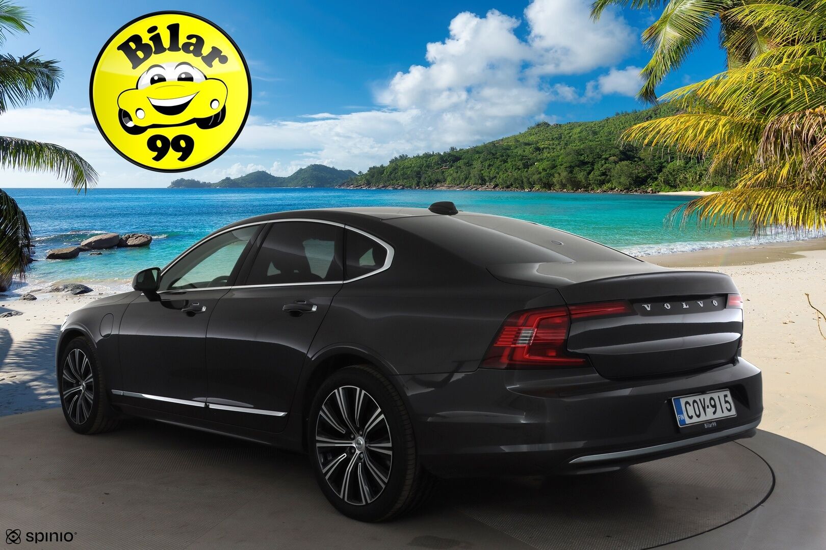 Volvo S90 2021 T8 TwE AWD Business Inscription aut * ACC / HUD / Full LED / Ilma-alusta / H&K / Muistipenkit / Webasto / P.kamera / Nahat * - 1.Om Suomi-auto / Kahdet renkaat aluvanteilla / Huippuvarusteet