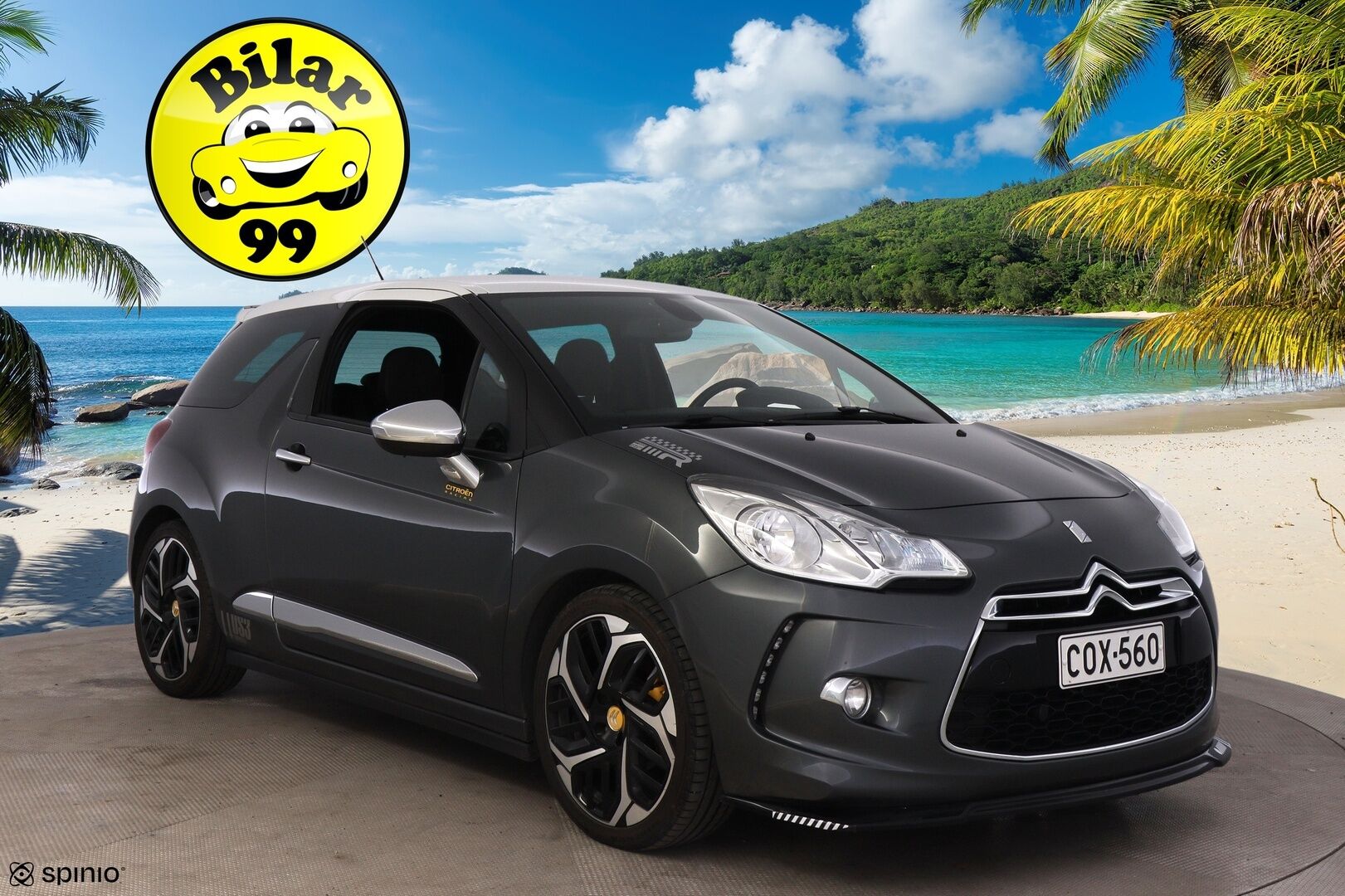 Citroen DS3 2014 1.6 e-HDi Airdream Manual *Vakkari / Hifi / Sporttipenkit / Lohko / Tutkat* - Todella tarkalla pidolla ollut! / Näppärä ja taloudellinen diiseli!