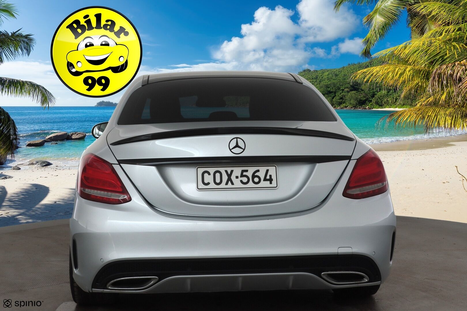 Mercedes-Benz C 2016 220 d A Premium Business AMG * Distronic Pro / Panorama / Webasto / Burmester / P.kamera / ILS-LED / KeylessGo / Navi * - Kahdet renkaat aluvanteilla / Huippuvarusteet