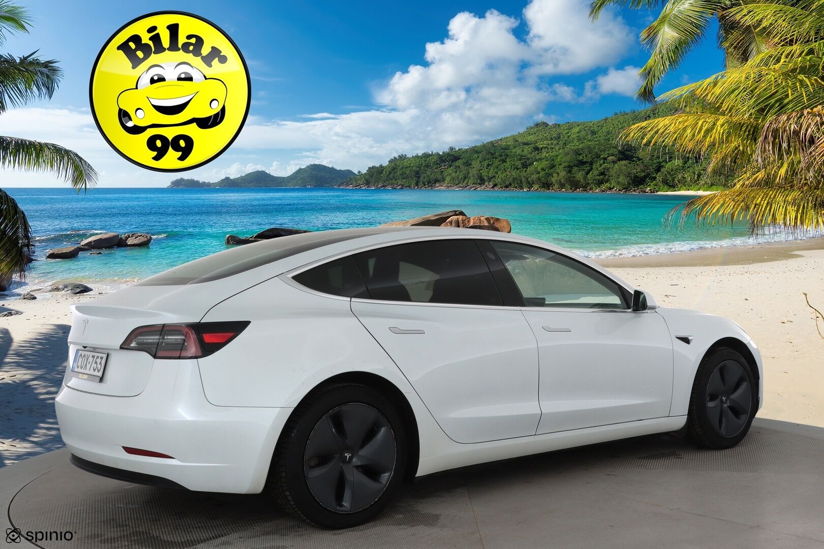 Tesla Model 3 2020 Standard Range Plus *Lasikatto / ACC / LED / P.kamera / Muistipenkki / Navi / Kaistavahti / Nahkaverhoilu* - Suomi-auto / Akku kuntotarkastettu!