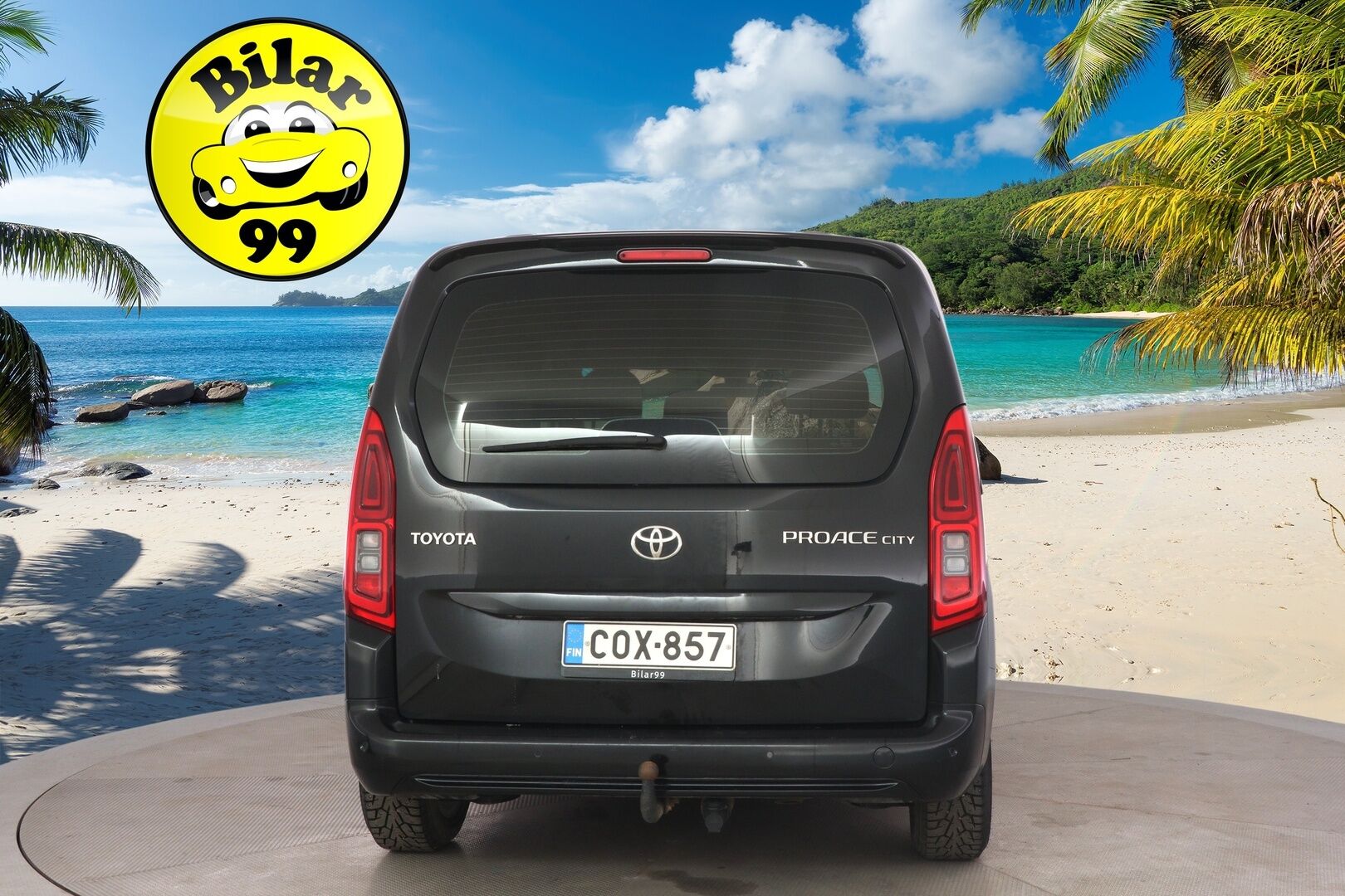 Toyota Proace CITY Verso 2020 Active L1 1,2 130 Autom. 5ov - Suomi-auto | Webasto | Vakkari | Kaistavahti | Koukku | Lohko + sisäp. | Bluethoot | pysäköintitutka