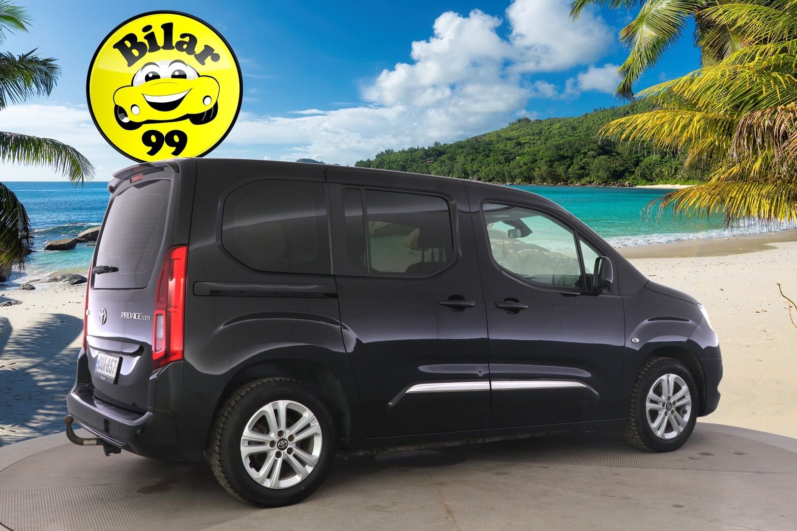 Toyota Proace CITY Verso 2020 Active L1 1,2 130 Autom. 5ov - Suomi-auto | Webasto | Vakkari | Kaistavahti | Koukku | Lohko + sisäp. | Bluethoot | pysäköintitutka