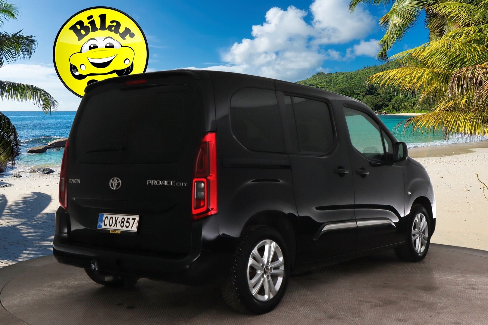 Toyota Proace CITY Verso 2020 Active L1 1,2 130 Autom. 5-H / 1-om. Suomi-auto / Webasto / Vakkari / Kaistavahti / Koukku / Lohko + sisäp. /